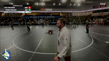 100 lbs Quarterfinal - Mya Van Beek, Raccoon River-Northwest vs Piper Phillips, Mason City