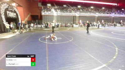 49 lbs Semifinal - Carter Enis, Thermopolis WC vs Lincoln Purnell, Eastside United