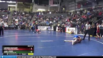 100 lbs Champ. Round 1 - Jayden Zachary, Sebolt Wrestling Academy vs Jase Jones, Immortal Athletics WC