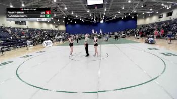 152 lbs Cons. Round 3 - Mary Smith, Cave Spring vs Addison Smith, Orange County