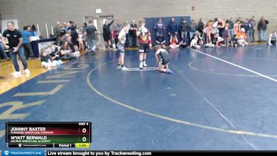 86 lbs Round 1 - Wyatt Berwald, Ascend Wrestling Academy vs Johnny Baxter, Punisher Wrestling Company