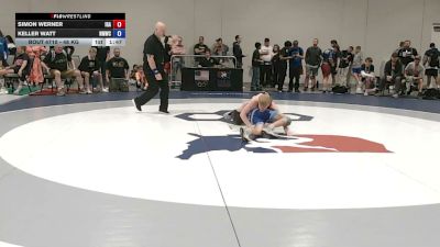 48 kg Champ. Rd Of 128 - Simon Werner, Interior Grappling Academy vs Keller Watt, North Montana Wrestling Club