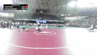 Boys 2A 138 lbs Cons. Round 4 - Dayton Heymann, North Kitsap vs Finn Devine, Olympic