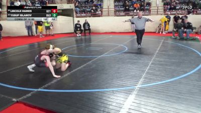 90_B lbs Consi Of 16 #2 - Lincoln Haines, Gettysburg vs Yusuf Islamov, Baldwin