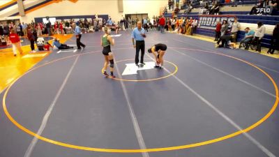 135 lbs 1st Place Match - Avery Crouch, Dwight vs Gretchen Taylor, Edwardsville (H.S.)