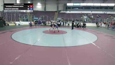 103 lbs 5th Place Match - Joycedeliz Rodriguez Santia, Elmira College vs Jocelyn Sanchez, Bridgeport