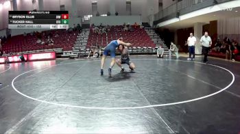 132 lbs Champ. Round 1 - Bryson Ellis, Appomattox vs Tucker Hall, Botetourt Training Center