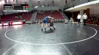 132 lbs Champ. Round 1 - Bryson Ellis, Appomattox vs Tucker Hall, Botetourt Training Center