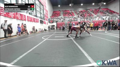 126-132 lbs Quarterfinal - Elei Dominguez, Elk City vs Keyshawn Sepeda, Blackwell Wrestling Club