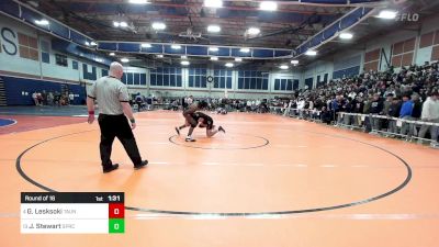 150 lbs Round Of 16 - Gabriel Lesksoki, Taunton vs Jadon Stewart, Springfield Central