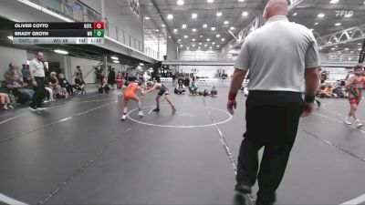 72 lbs Round 9 (10 Team) - Brady Groth, Wayne Danger vs Oliver Cotto, Outlaws MS