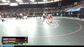 152 lbs Cons. Round 3 - Landon Saunders, Highland vs Taycen Genatone, Post Falls