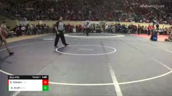 4A-113 lbs Semifinal - Kaizyn Kraft, Bridge Creek vs Blade Walden, Fort Gibson