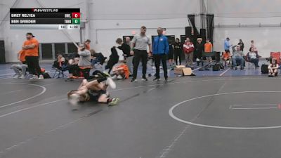 80 lbs Round 3 (6 Team) - Bret Relyea, Brawler Elite vs Ben Grieder, Team Blue Hen