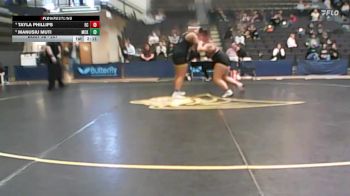 207 lbs Quarterfinal - Manusiu Muti, McKendree University vs Tayla Phillips, Eureka