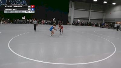 115 lbs Champ. Rd Of 64 - Isabella Timmerman, New Mexico vs Haddley Dale, Missouri