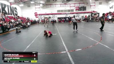 65/70 Cons. Semi - Brynlee Dupree, Rush MMA vs Hunter Butler, The Colosseum Training Center