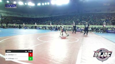 105 lbs Round Of 32 - Garrett Chilton, SEO Wrestling Club vs Hunter Villines, Weatherford Youth Wrestling