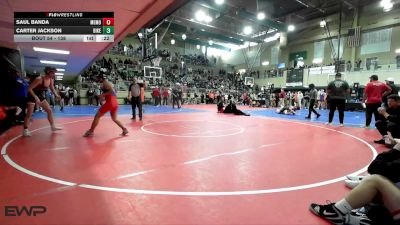 138 lbs Cons. Round 2 - Carter Jackson, BISHOP KELLEY vs Saul Banda, MEMORIAL