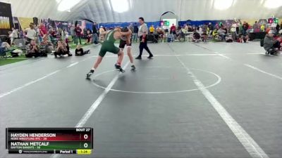 130 lbs Round 7 (8 Team) - Nathan Metcalf, Dayton Bandits vs Hayden Henderson, Noke Wrestling RTC