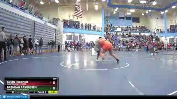 285 lbs Champ. Round 1 - Kevin Heebner, Madison High School vs Brendan Rasmussen, Idaho Falls High School