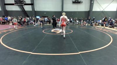 Junior Girls GR - 155 lbs Quarters - Heather Byrne, ID vs Valeria Solorio Campos, OR