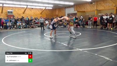 150 lbs Round Of 16 - Quinton Frampton, Waynesboro vs Xan Johnson, Elmira