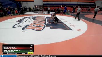 133 lbs Cons. Round 1 - Chris Karbash, Wisconsin - Platteville vs Peirson Wilkerson, Millikin University