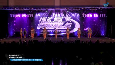 PKR Cheer Club - Purple Rain [2025 L2.1 Performance Rec - 10-18Y (NON) Day 1] 2025 The U.S. Finals Virginia Beach