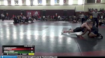 195 lbs Cons. Round 3 - Landon Duffy, Independence vs Erick Perez, Clarion-Goldfield-Dows
