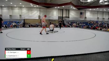 168 lbs 1st Place Match - Collin Carrigan, Izzy Style Wrestling vs Anthony Cashman Ii, Warren Central