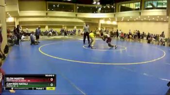 195 lbs Round 8 (10 Team) - Elon Martin, First Baptist Academy vs Cam`ren Natali, Medina HS