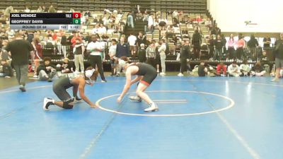 140-H lbs Round Of 64 - Joel Mendez, Yale Street vs Geoffrey Davis, .