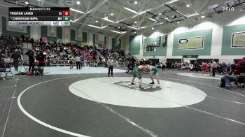 140 lbs Champ. Round 2 - Christian Ripa, Mission Vista vs Tristan Laird, Valley Center