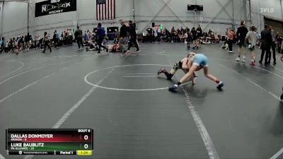 72 lbs Round 3 (4 Team) - Dallas Donmoyer, Kraken vs Luke Baublitz, PA Alliance