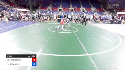 126 lbs Rnd Of 16 - Sawyer Hackbarth, OK vs Logan Schwanz, MN