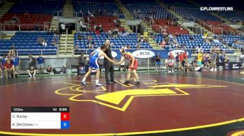 120 lbs Cons 32 #1 - Caleb Nadig, Illinois vs Kaden DeCoteau, North Dakota