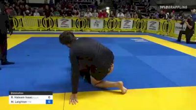 Rida Haisam Isaac vs Matheus Leighton 2021 Pan IBJJF Jiu-Jitsu No-Gi Championship