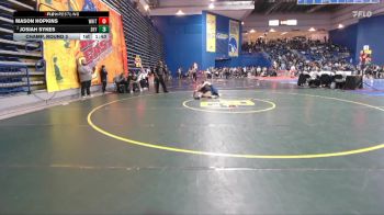157 lbs Champ. Round 3 - Mason Hopkins, Whitehall vs Josiah Sykes, Skyline