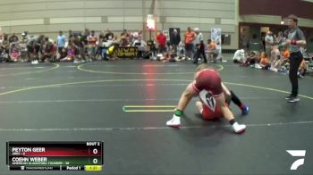 115 lbs Round 1 (6 Team) - Coehn Weber, American Gladiators-Thunder vs Peyton Geer, Ares