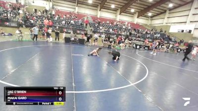 53 lbs 3rd Place Match - Jag O`Brien, UT vs Makai Garo, AK