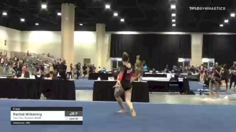 Rachel Wilkening - Floor, Twin City Twisters #648 - 2021 USA Gymnastics Development Program National Championships