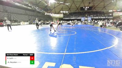 2A 175 lbs 5th Place Match - Andrew Royston, West Valley (Spokane) vs Hunter Leth, Shelton