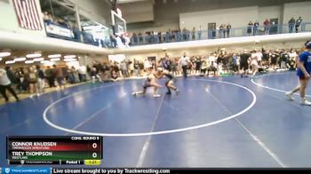138 lbs Cons. Round 5 - Connor Knudsen, Timpanogos Wrestling vs Trey Thompson, Westlake