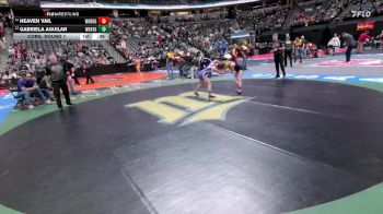 G100-4A Cons. Round 1 - Heaven Vail, West Grand Girls vs Gabriela Aguilar, Wray Girls