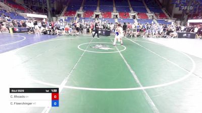 120 lbs Cons 32 #2 - Colton Rhoads, OH vs Cael Floerchinger, MT