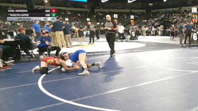 120 lbs 5th Place - Itzel Herrera, Corona (SS) vs Evelyn Lopez, Hamilton (SS)