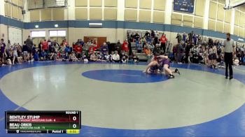 175 lbs Round 1 (10 Team) - Beau Orkis, Hobart Wrestling Club vs Bentley Stump, Kokomo Wildkat Wrestling Club