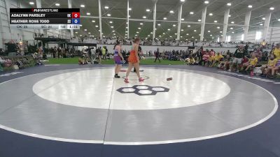 140 lbs Adalynn Parsley, Oklahoma vs Heather Rose Todd, South Carolina