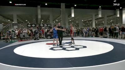 Masters D FS - 70 lbs Cons. Semis - Chad Otterness, Mat Rats Wrestling Club vs Jason Bartels, South Dakota